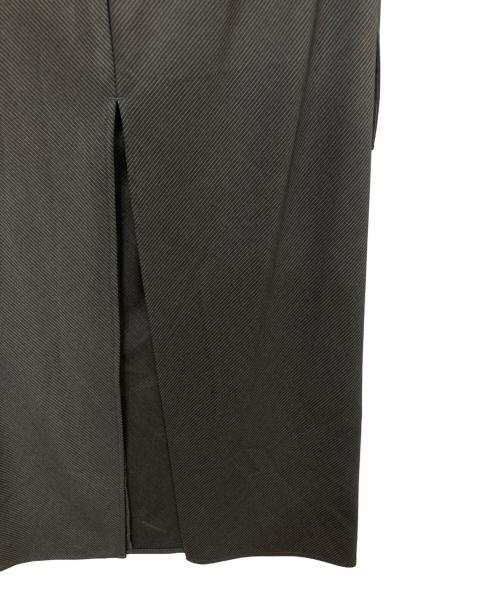 Ameri（アメリ）Ameri (アメリ) STRIPE DARWSTRING LONG SKIRT グレー サイズ:M 未使用品の古着・服飾アイテム