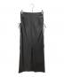 Ameri（アメリ）の古着「STRIPE DARWSTRING LONG SKIRT」｜グレー