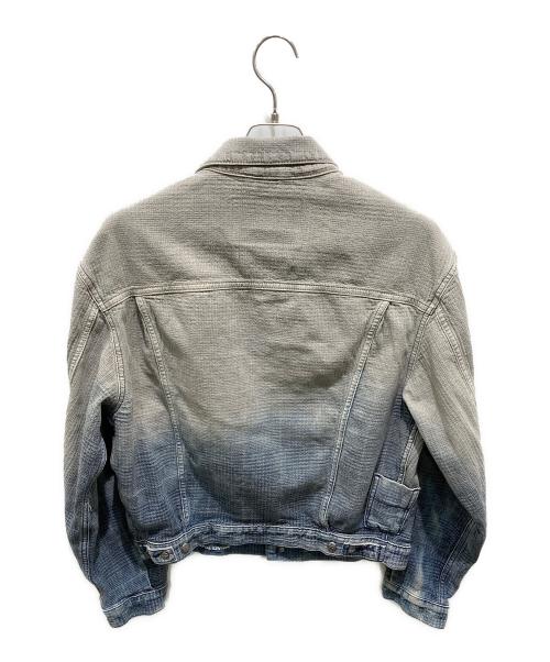 DIESEL（ディーゼル）DIESEL (ディーゼル) D-RANGER　グラデーションデニムジャケット ブルー サイズ:Sの古着・服飾アイテム