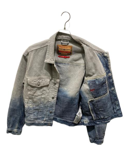DIESEL（ディーゼル）DIESEL (ディーゼル) D-RANGER　グラデーションデニムジャケット ブルー サイズ:Sの古着・服飾アイテム