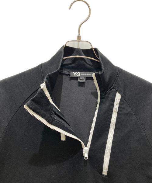 Y-3（ワイスリー）Y-3 (ワイスリー) Three zip detailed sweatshirt ブラック サイズ:Ｍの古着・服飾アイテム