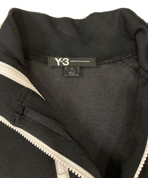 Y-3（ワイスリー）Y-3 (ワイスリー) Three zip detailed sweatshirt ブラック サイズ:Ｍの古着・服飾アイテム