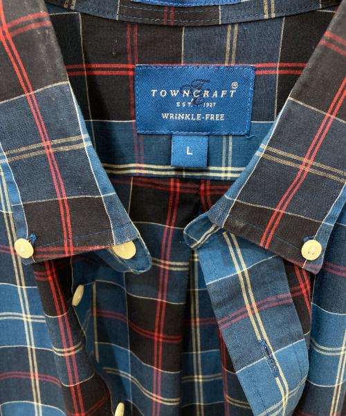 TOWN CRAFT（タウンクラフト）TOWN CRAFT (タウンクラフト) 長袖シャツ ブルー サイズ:Lの古着・服飾アイテム