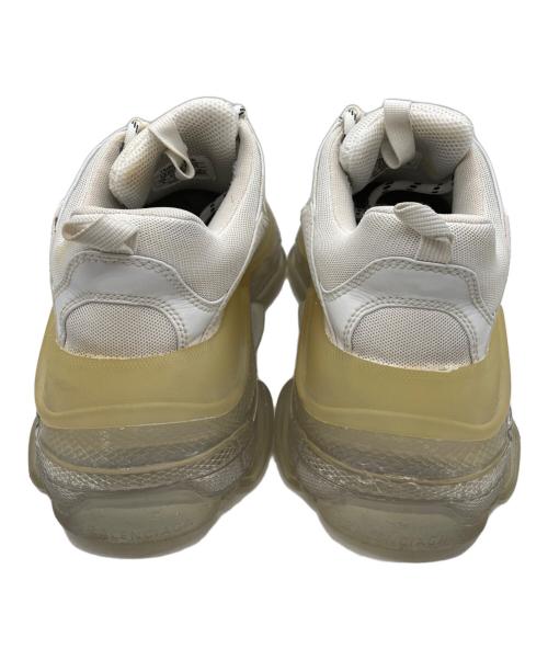 BALENCIAGA（バレンシアガ）BALENCIAGA (バレンシアガ) TRIPLE S CLEAR SOLE TRAINER ホワイト サイズ:26.5の古着・服飾アイテム