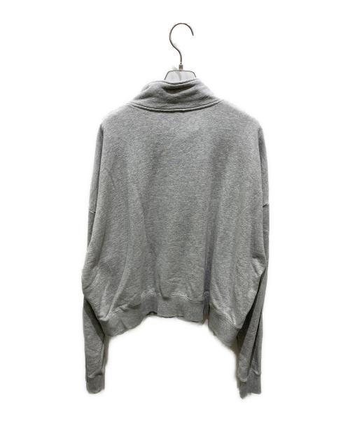 X-GIRL（エックスガール）X-GIRL (エックスガール) BOX LOGO HALF ZIP SWEAT TOP グレー サイズ:XLの古着・服飾アイテム