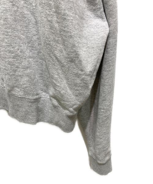 X-GIRL（エックスガール）X-GIRL (エックスガール) BOX LOGO HALF ZIP SWEAT TOP グレー サイズ:XLの古着・服飾アイテム
