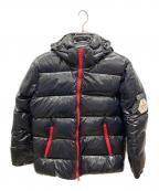 Laplaudラプロー）の古着「ロゴワッペンダウンジャケット」｜ブラック