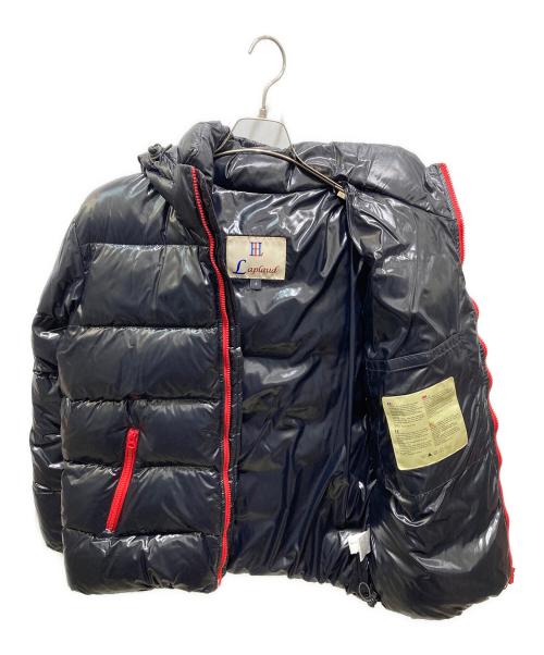 Laplaud（ラプロー）Laplaud (ラプロー) ロゴワッペンダウンジャケット ブラック サイズ:2の古着・服飾アイテム