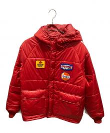 Hysteric Glamour（ヒステリックグラマー）の古着「レーシングフーデッドブルゾン」｜レッド