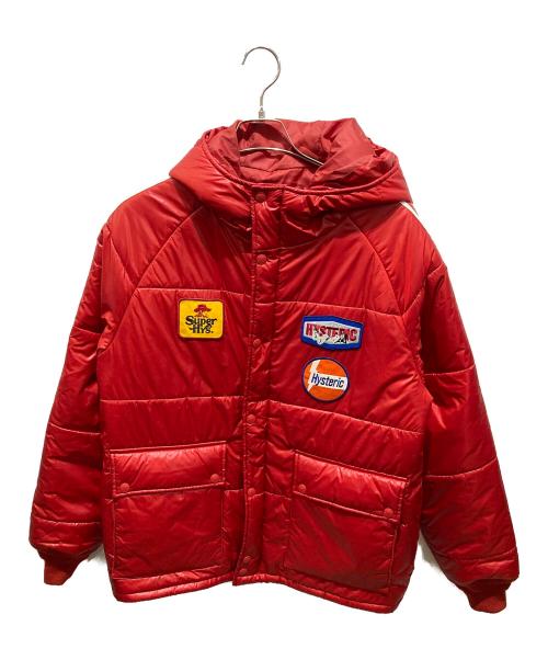 Hysteric Glamour（ヒステリックグラマー）Hysteric Glamour (ヒステリックグラマー) レーシングフーデッドブルゾン レッド サイズ:Ｌの古着・服飾アイテム