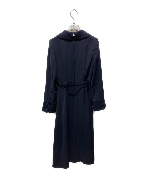 anuans（アニュアンス）anuans (アニュアンス) ダブルサテングレースワンピース ネイビー サイズ:1の古着・服飾アイテム