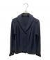 anuans（アニュアンス）の古着「ダブルサテンショールカラーブラウス」｜ネイビー