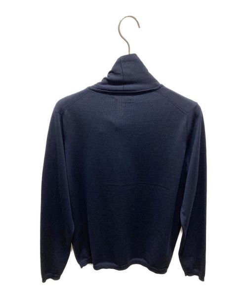 BALLSEY（ボールジィ）BALLSEY (ボールジィ) スーパーエクストラファインウール ボウタイプルオーバー ネイビー サイズ:Ｓの古着・服飾アイテム