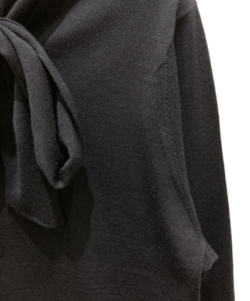 BALLSEY（ボールジィ）BALLSEY (ボールジィ) スーパーエクストラファインウール ボウタイプルオーバー ネイビー サイズ:Ｓの古着・服飾アイテム