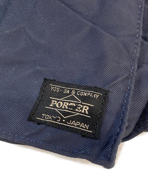 PORTER（ポーター）PORTER (ポーター) 近江ちぢみ (オウエチヂミ) RIDE ウエストバッグ ネイビーの古着・服飾アイテム