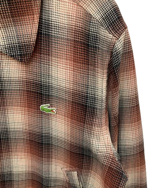 IZOD LACOSTE（アイゾッド ラコステ）IZOD LACOSTE (アイゾッド ラコステ) チェックジャケット ブラウン サイズ:95の古着・服飾アイテム