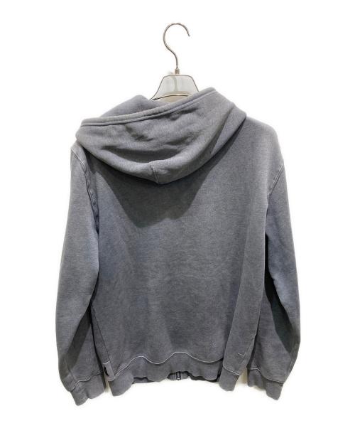 DIESEL（ディーゼル）DIESEL (ディーゼル) パッチワークパーカー グレー サイズ:XLの古着・服飾アイテム