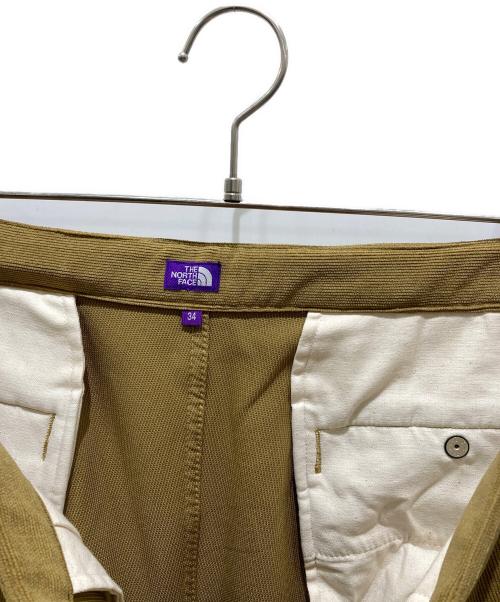 THE NORTHFACE PURPLELABEL（ザ・ノースフェイス パープルレーベル）THE NORTHFACE PURPLELABEL (ザ・ノースフェイス パープルレーベル) コーデュロイワイドテーパードフィールドパンツ　Corduroy Wide Tapered Field Pants ブラウン サイズ:34の古着・服飾アイテム