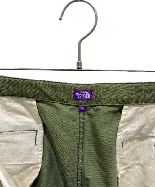 THE NORTHFACE PURPLELABEL（ザ・ノースフェイス パープルレーベル）THE NORTHFACE PURPLELABEL (ザ・ノースフェイス パープルレーベル) COOLMAX Chino Wide Tapered PT カーキ サイズ:34の古着・服飾アイテム