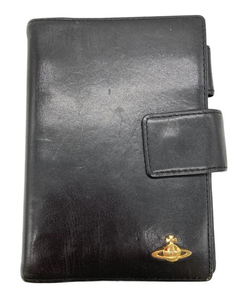 Vivienne Westwood（ヴィヴィアンウエストウッド）Vivienne Westwood (ヴィヴィアンウエストウッド) 手帳カバー ブラックの古着・服飾アイテム