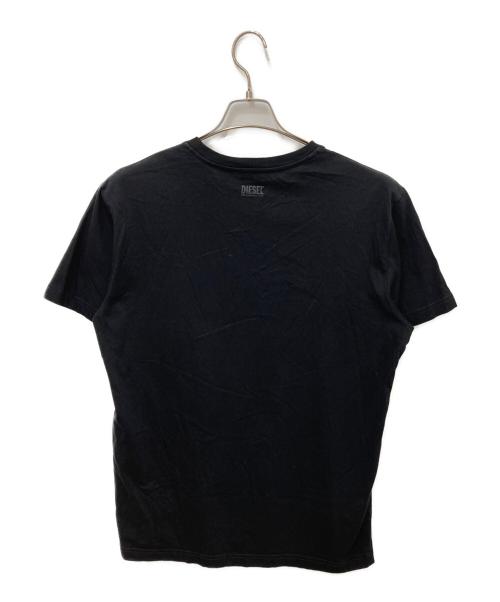 DIESEL（ディーゼル）DIESEL (ディーゼル) 半袖カットソー ブラック サイズ:XLの古着・服飾アイテム