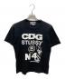 CDG（シーディージー）の古着「プリントカットソー」｜ブラック
