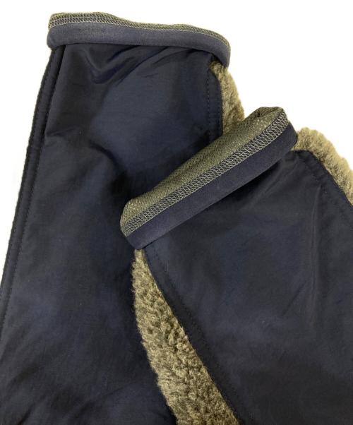 POLO RALPH LAUREN（ポロ・ラルフローレン）POLO RALPH LAUREN (ポロ・ラルフローレン) ワンポイントポニー 切替 フリース ジップ ブルゾン ネイビー サイズ:Ｍの古着・服飾アイテム