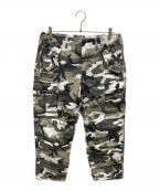 stussyステューシー）の古着「Ripstop Military Cargo」｜グレー