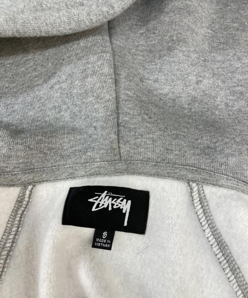 stussy（ステューシー）stussy (ステューシー) RELAXED ZIP HOODIE グレー サイズ:Sの古着・服飾アイテム