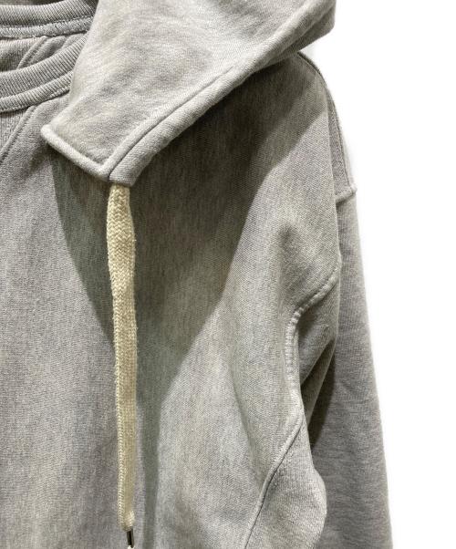 Maison Margiela（メゾンマルジェラ）Maison Margiela (メゾンマルジェラ) ヴィンテージサンプリング後付けパーカー グレー サイズ:52の古着・服飾アイテム