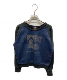 EVISU（エヴィス）の古着「カモメプリントスウェット」｜ネイビー
