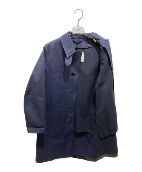 MACKINTOSH（マッキントッシュ）MACKINTOSH (マッキントッシュ) GTS DUNKELD ゴム引きコート ネイビー サイズ:34の古着・服飾アイテム