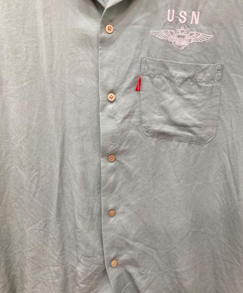 AVIREX（アヴィレックス）AVIREX (アヴィレックス) ボーリングシャツ ブラック サイズ:XLの古着・服飾アイテム