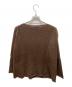 wirrow (ウィロウ) Alpaca wool wide knit pullover ブラウン サイズ:1：10000円