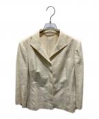 BURBERRY LONDONバーバリーロンドン）の古着「総柄コットンジャケット」｜ベージュ