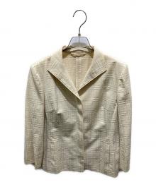 BURBERRY LONDON（バーバリーロンドン）の古着「総柄コットンジャケット」｜ベージュ