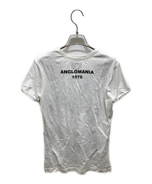 Vivienne Westwood ANGLOMANIA（ヴィヴィアンウエストウッドアングロマニア）Vivienne Westwood ANGLOMANIA (ヴィヴィアンウエストウッドアングロマニア) 総柄Tシャツ ブラック×ホワイト サイズ:XSの古着・服飾アイテム