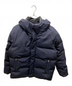 BEAUTY&YOUTHビューティーアンドユース）の古着「小松マテーレ リラックス フード ダウンジャケット」｜ネイビー