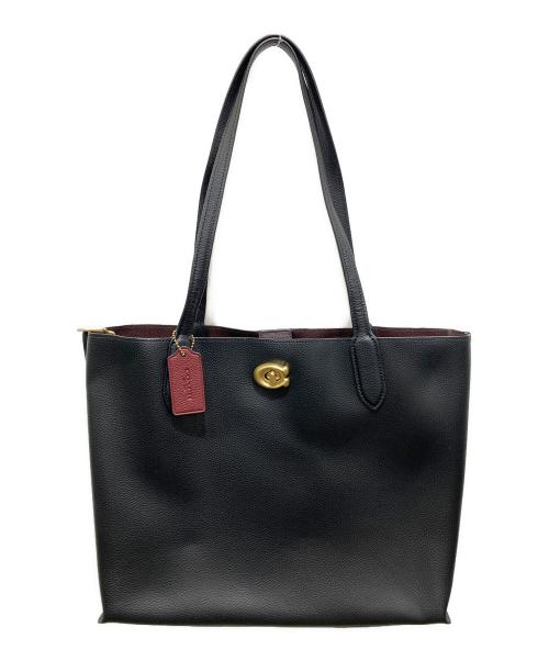 COACH（コーチ）COACH (コーチ) ウィロウトートバッグ ブラックの古着・服飾アイテム