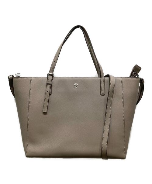 TORY BURCH（トリーバーチ）TORY BURCH (トリーバーチ) 2WAYトートバッグ ベージュの古着・服飾アイテム