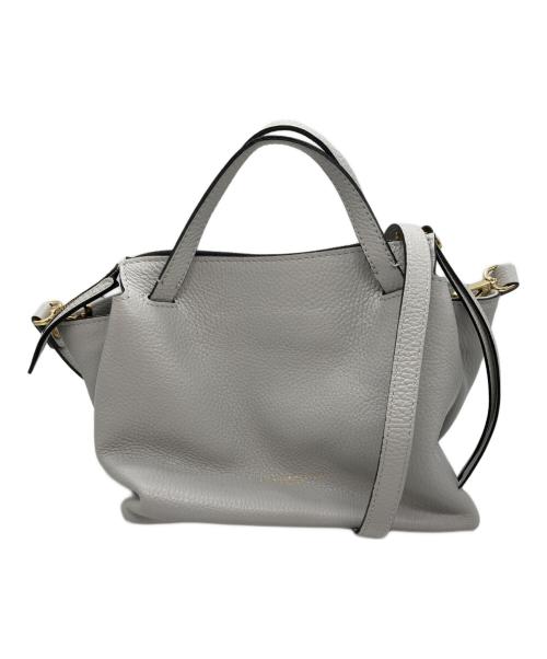 GIANNI CHIARINI（ジャンニ キアリーニ）GIANNI CHIARINI (ジャンニ キアリーニ) 2WAYショルダーバッグ グレーの古着・服飾アイテム