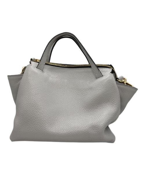 GIANNI CHIARINI（ジャンニ キアリーニ）GIANNI CHIARINI (ジャンニ キアリーニ) 2WAYショルダーバッグ グレーの古着・服飾アイテム