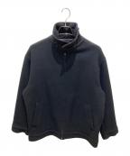 STEVEN ALANスティーブンアラン）の古着「Super130's メルトンハリントンジャケット」｜ネイビー