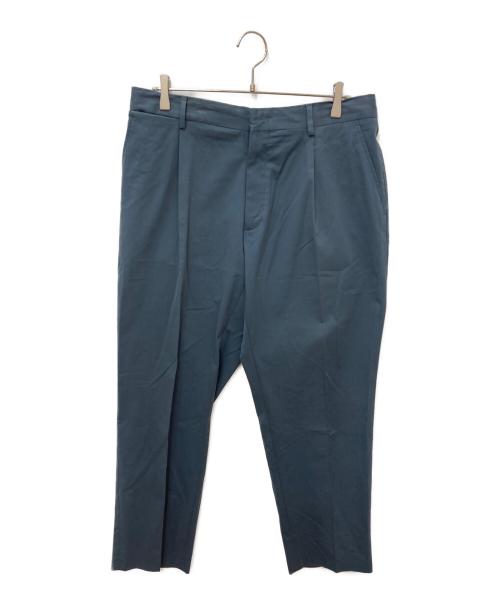 ERMENEGILDO ZEGNA（エルメネジルド・ゼニア）ERMENEGILDO ZEGNA (エルメネジルド・ゼニア) トラウザーパンツ ネイビー サイズ:58の古着・服飾アイテム