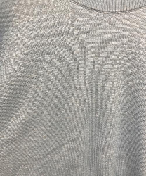 ERMENEGILDO ZEGNA（エルメネジルド・ゼニア）ERMENEGILDO ZEGNA (エルメネジルド・ゼニア) シルクカシミヤリネンニット ブルー サイズ:52の古着・服飾アイテム