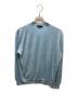 ERMENEGILDO ZEGNA（エルメネジルド・ゼニア）の古着「シルクカシミヤリネンニット」｜ブルー