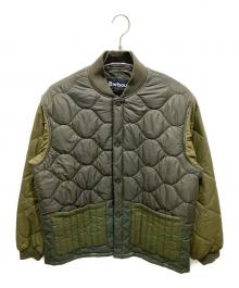 Barbour（バブアー）の古着「Heritage+ CORDING QUILTED JACKET」｜カーキ