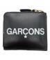 COMME des GARCONS (コムデギャルソン) HUGE LOGO ウォレット ブラック：15000円