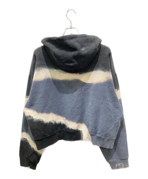 NOMARHYTHM TEXTILE（ノーマリズムテキスタイル）NOMARHYTHM TEXTILE (ノーマリズムテキスタイル) Hand Dye Twist Parka（ハンドダイツイストパーカー） ブラック サイズ:2の古着・服飾アイテム