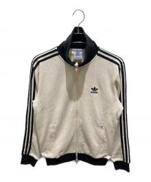 adidas（アディダス）の古着「アディカラー ワッフル クラシック トラックトップ」｜アイボリー